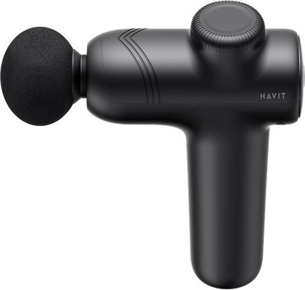 Havit - Mini Massage Gun (MG1508) - 7.4V, 15W, 3000RPM, 1500mAh - Black
