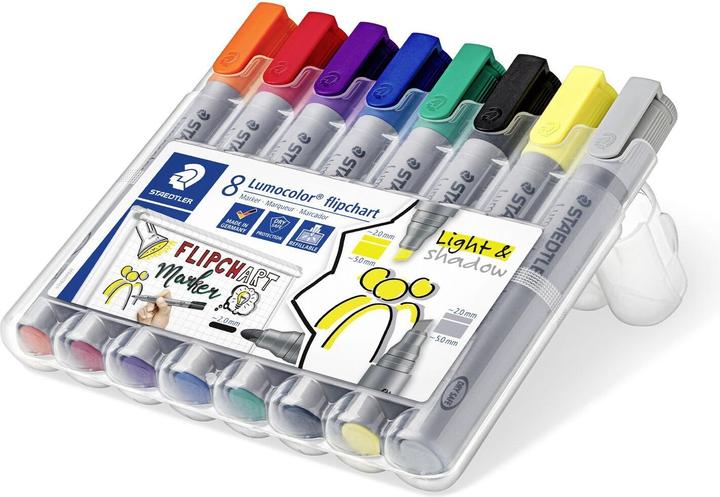 Image du produit Staedtler Lumocolor (Multicolore, 2 mm, 8 x)