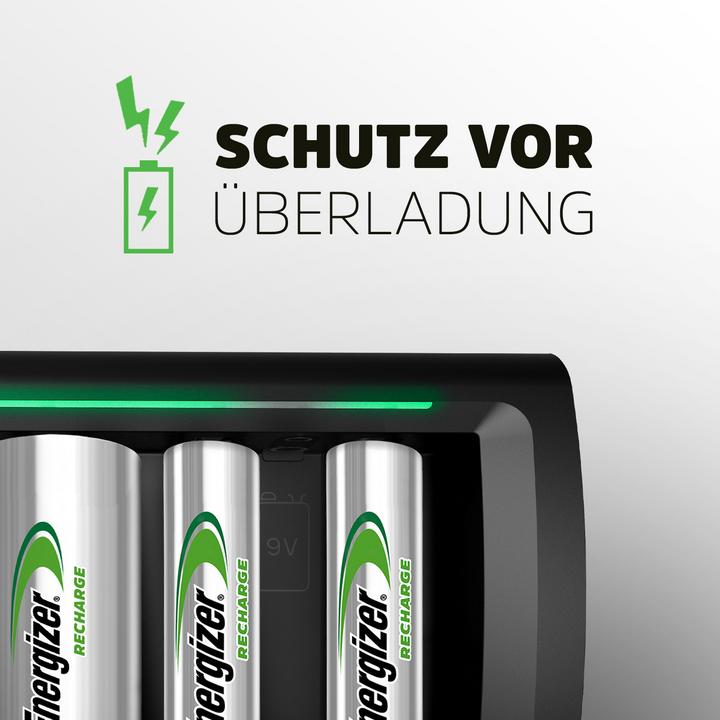 Produktbild Energizer Recharge Universal (1 Stk., 9V Block, AA, AAA, D, 2300 mAh, Ladegerät ohne Akku)