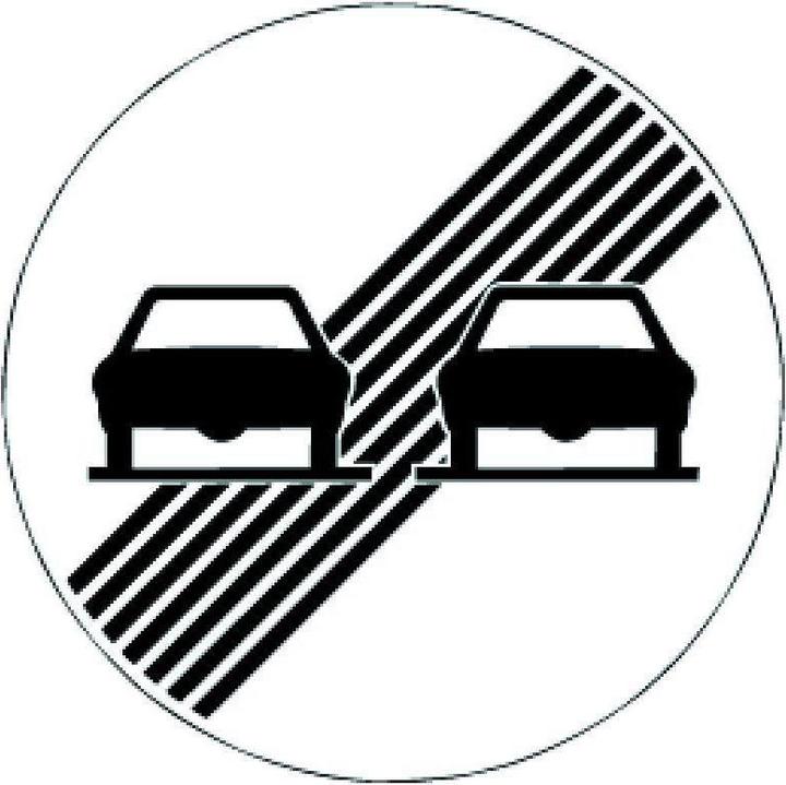 Image du produit BRW Signaux Fin de l'interdiction de dépasser