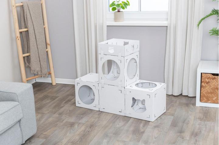 Produktbild Trixie Katzenmöbel Casa Cara, Pappe, 93 × 72 × 30.5 cm, Weiss (73 cm, Weiss)