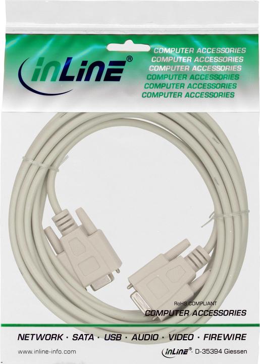 Produktbild InLine D-Sub 25 Pol — D-Sub 9 Pol (10 m)