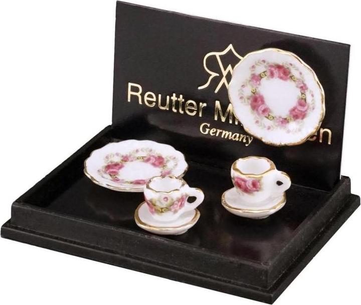 Image du produit Reutter 2 Couverts de café, ruban de roses