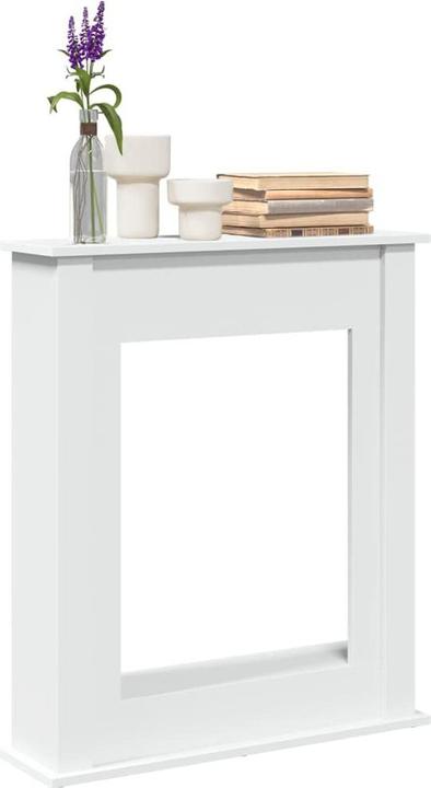 Actual product image VidaXL Fireplace surround Fireplace console Decorative fireplace mantelpiece Fireplace mantle White