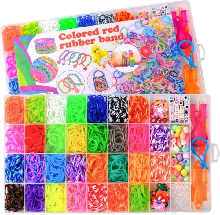 Produktbild König Design DIY Gummibänder Set Loom Bänder Freundschaftsarmband selber machen Armbänder