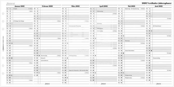 Immagine prodotto Filofax A5 PIANO ANNUALE 2025 TEDESCO (A5, Tedesco)