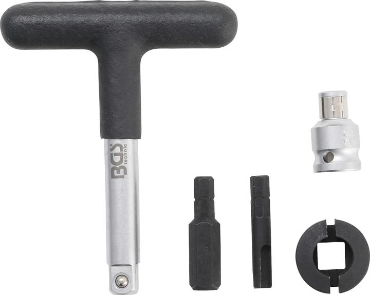 Immagine prodotto BGS Set di chiavi universali per tappi di drenaggio | per viti di drenaggio dell'olio in plastica |