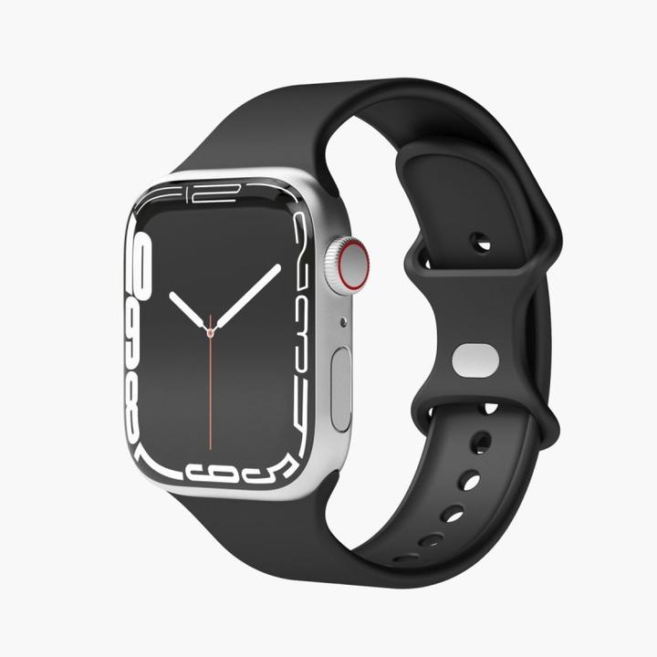 Actual product image Vonmählen Silicone Loop Case 2 Band One White 42/44/45/49mm (42 mm, 44 mm, 45 mm, 49 mm, Stainless steel)