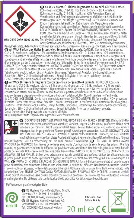 Immagine prodotto Air Wick Set iniziale di diffusori di oli aromatici bergamotto e lavanda