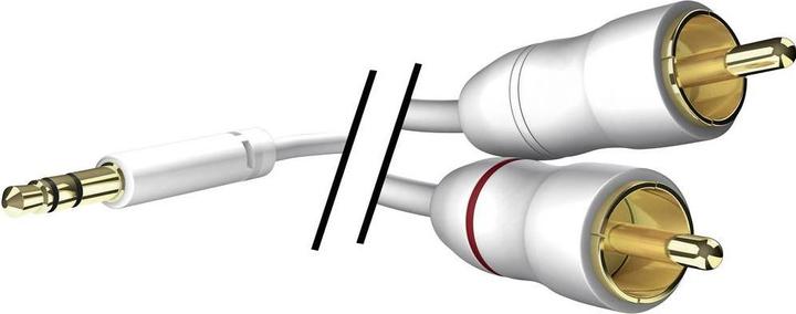 Actual product image Inakustik STAR stereo jack - 2x RCA (0.50 m, 3.5mm jack (AUX), Cinch)