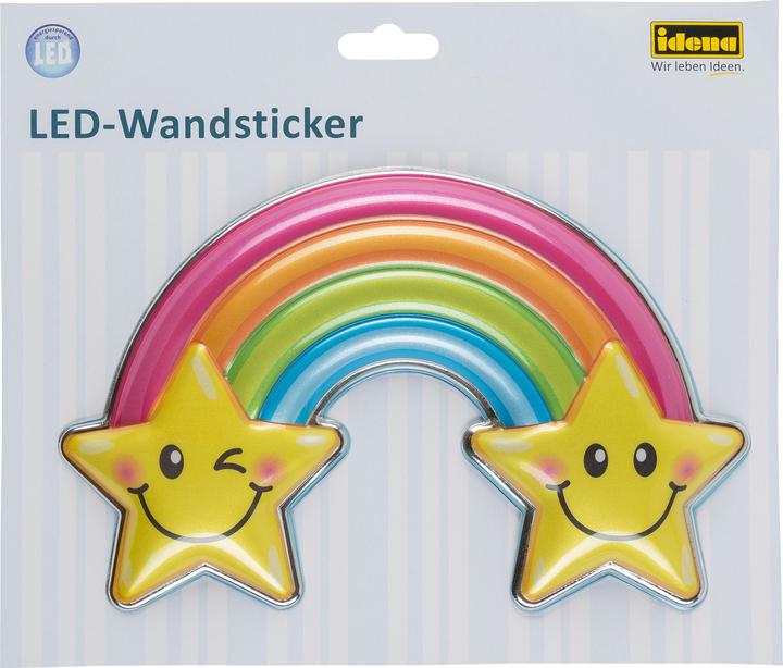 Produktbild Idena Wandsticker Lampe Regenbogen, 22x13cm, LED