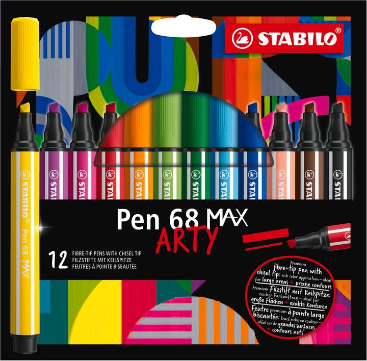 Produktbild STABILO Pen 68 Max Arty (Mehrfarbig, 12 x)