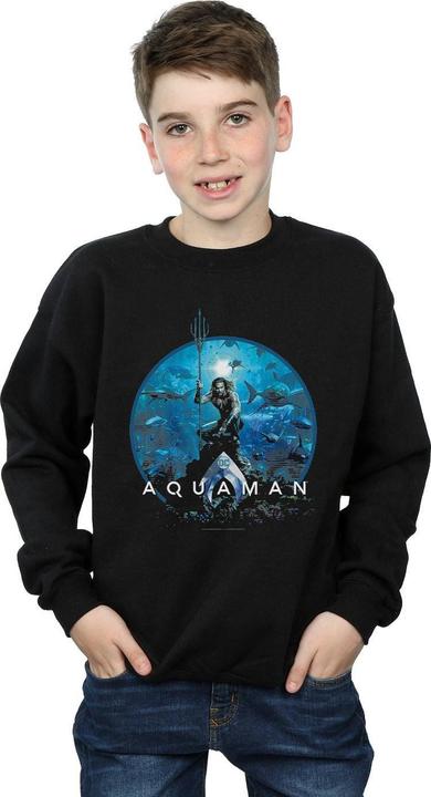 Image du produit - Sweat AQUAMAN CIRCLE POSTER - Garçon (140, 146)