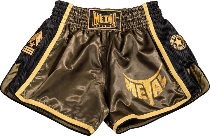 MetalBoxe Short Thai/Kick Extrem Military Tl (L)