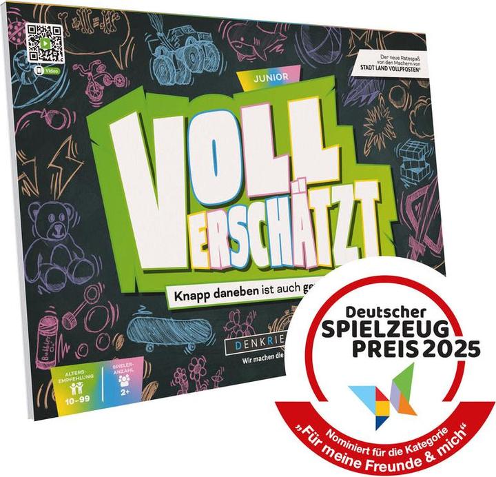 Produktbild Denkriesen VOLL VERSCHÄTZT A4-Block - Knapp daneben ist auch gewonnen. - Junior Edition (Deutsch)