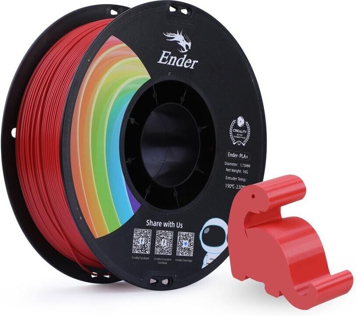 Image du produit Creality Ender (PLA, 1.75 mm, 1000 g, Rouge)