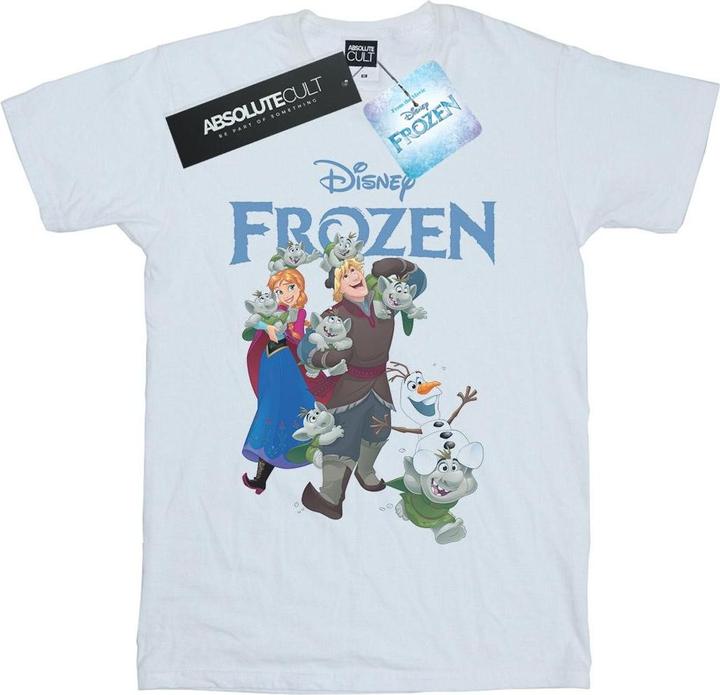 Actual product image Disney Mens Frozen Happy Trolls T-Shirt (S)