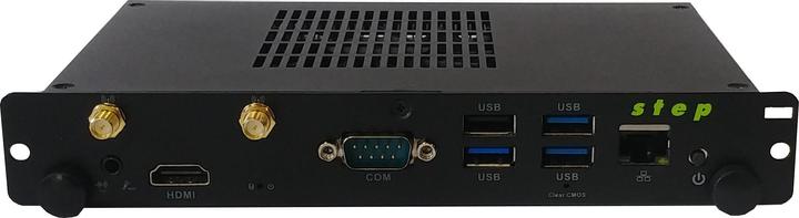 Produktbild Step PC Micro OPS-708-H310 inkl. Windows 10 Pro (Core i3-8100T 8GB 256GB NVMe SSD UHD630 WLAN 802.11 (Intel Core i3-8100T, 8 GB, 256 GB, UHD Graphics 630)