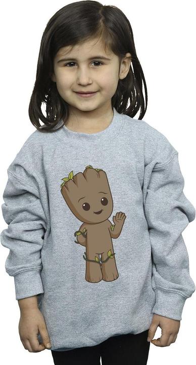 Actual product image Girls I Am Groot Cute Groot Sweatshirt (140, 146)