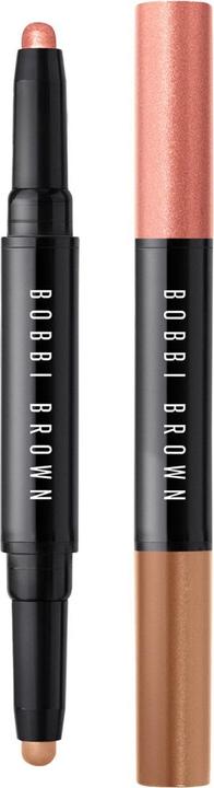 Actual product image Bobbi Brown BB Eye Shadow - Long-Wear Cream Shadow Stick Duos Pink Copper/ Cashew (Cashew, Pink Copper)