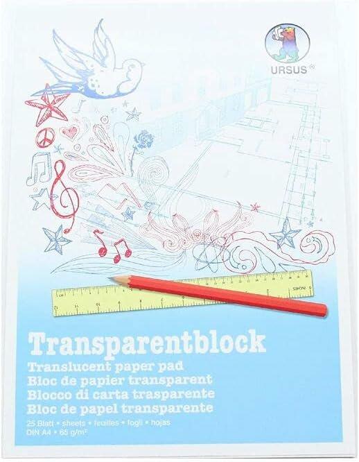 Actual product image Folia Transparent paper blocks (80 g/m², 25 x)