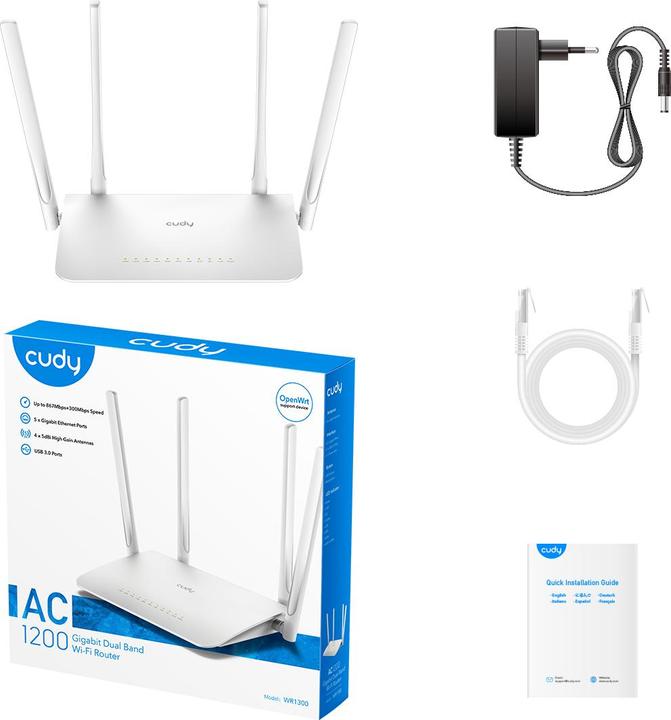 Actual product image Cudy WR1300
