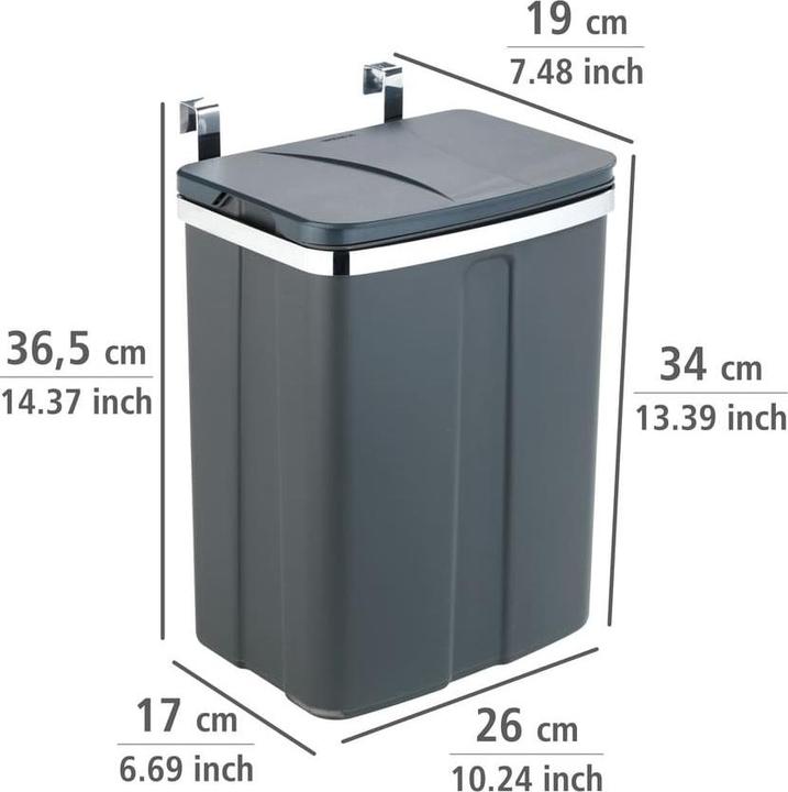 Produktbild Wenko Tür-Abfalleimer (12 l)