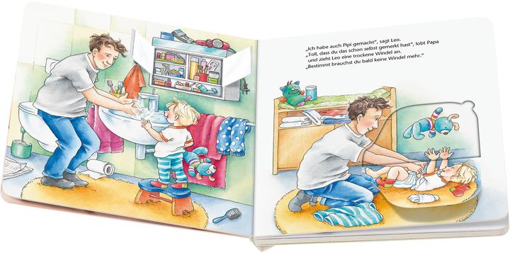 Actual product image Ravensburger Going to the potty is easy: A playbook with lots of flaps (German)