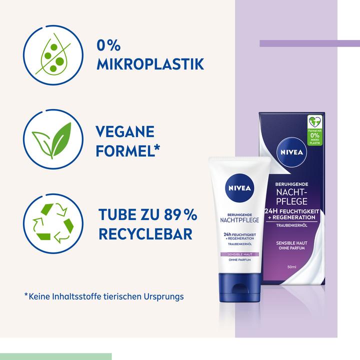 Produktbild NIVEA Nachtcreme (50 ml, Nachtcreme, Bis SPF 10)