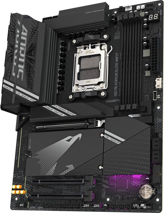 Actual product image Gigabyte X870 A ELITE WIFI7 AM5 ATX MB (AM5, AMD X870, ATX)