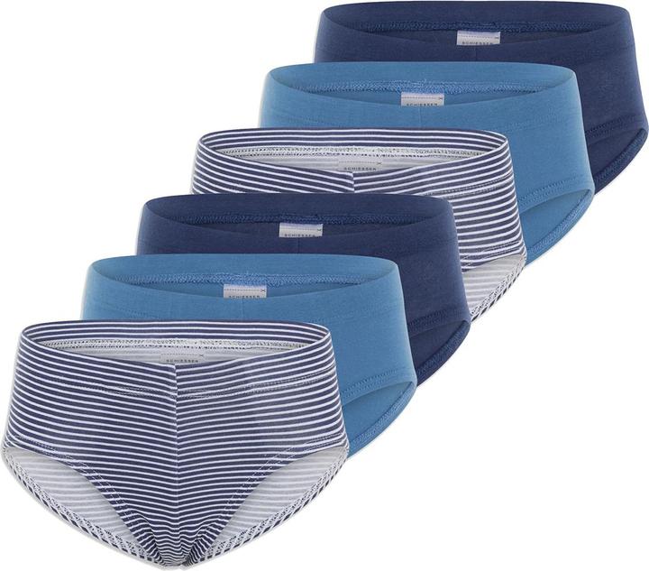 Immagine prodotto Schiesser Confezione da 6 slip / mutande in cotone biologico 95/5 (92, confezione da 6)