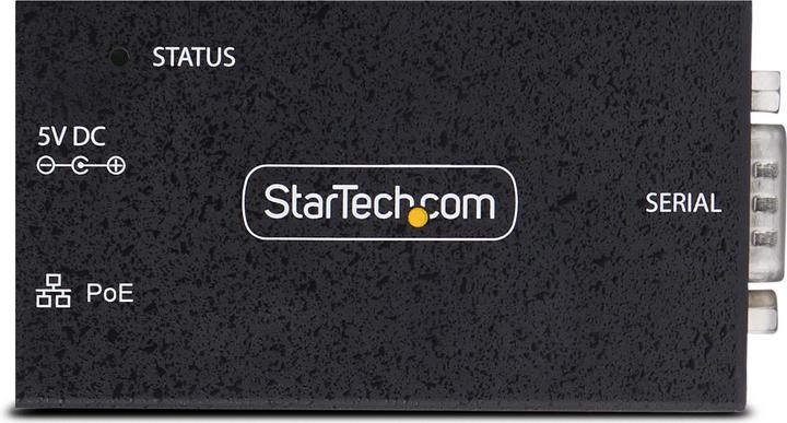 Actual product image StarTech com 1-Port Serial to Ethernet Adapter, 802.3af PoE IP Serial Device Server For Remote RS232