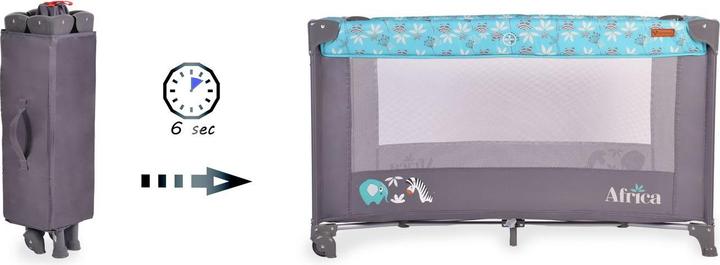 Actual product image Cangaroo Travel cot Africa