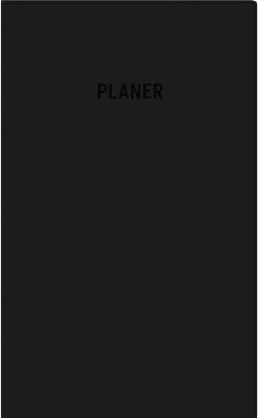 Produktbild Taschenplaner schwarz 2026 - Bürokalender 9,5x16 cm - 32 Seiten - 1 Monat auf 2 Seiten - separates (Deutsch)