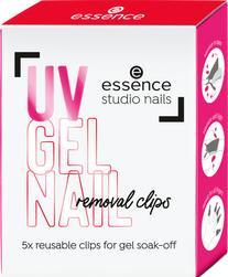 Actual product image essence Nagellackentferner Studio Nails UV Gel Nail Clips 5 Stück