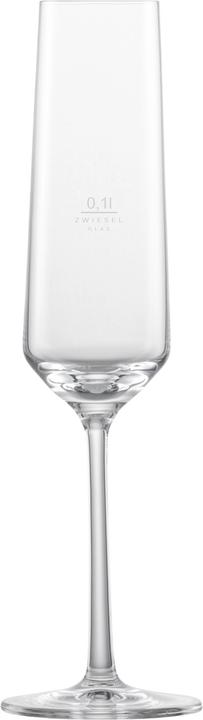 Schott Zwiesel Gläser Pure 215,0 ml, 6 St. (10 cl, 6 Gläser, Sektgläser)