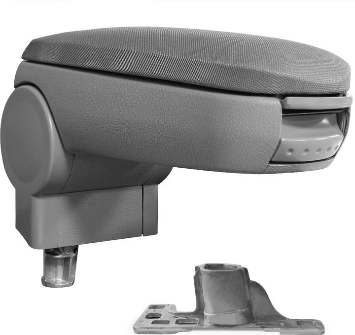 Produktbild Pro-Tec Mittelarmlehne Textil Grau Audi A4 mit Staufach