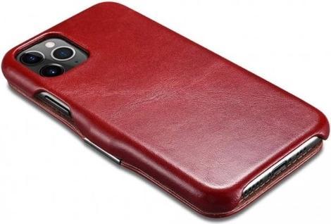 Produktbild iCarer iPhone 11 Pro (5.8) Case Vintage Series Side-open(metal clip in the front) Red (Apple iPhone 11 Pro)