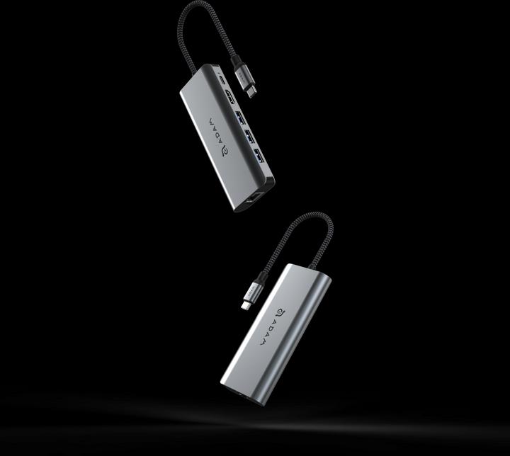 Produktbild Adam Elements CASA HUB A01s | Grau | USB-C 4K 6-in-1 Hub (USB-C)