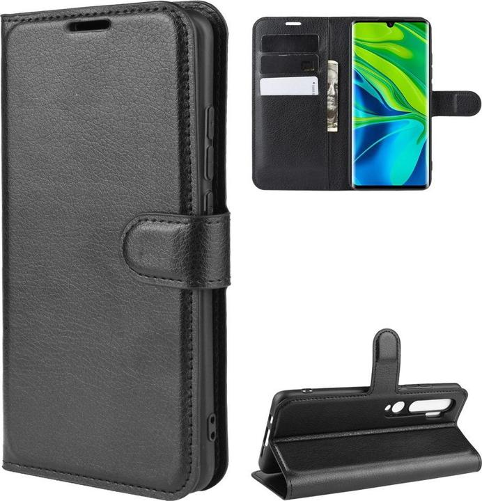 Produktbild Cover-Discount Xiaomi Mi Note 10 / 10 Pro - Leder Etui Hülle schwarz (Xiaomi Mi Note 10, Xiaomi Mi Note 10 Pro)