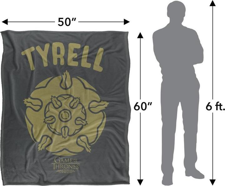 Produktbild Game of Thrones Decke Tyrell Wappen (152 x 127 cm)