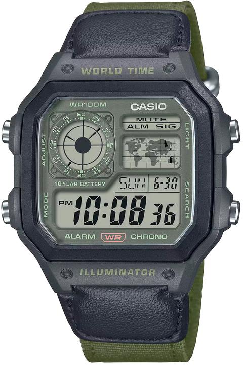 Casio AE-1200WHUB-3AVEF (Digitaluhr, 43 mm)