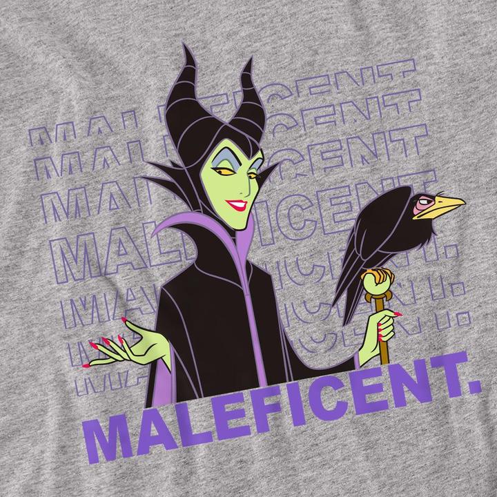 Immagine prodotto Disney Villains Maglietta Maleficent Nome Ripetuto Adulto Unisex (M)