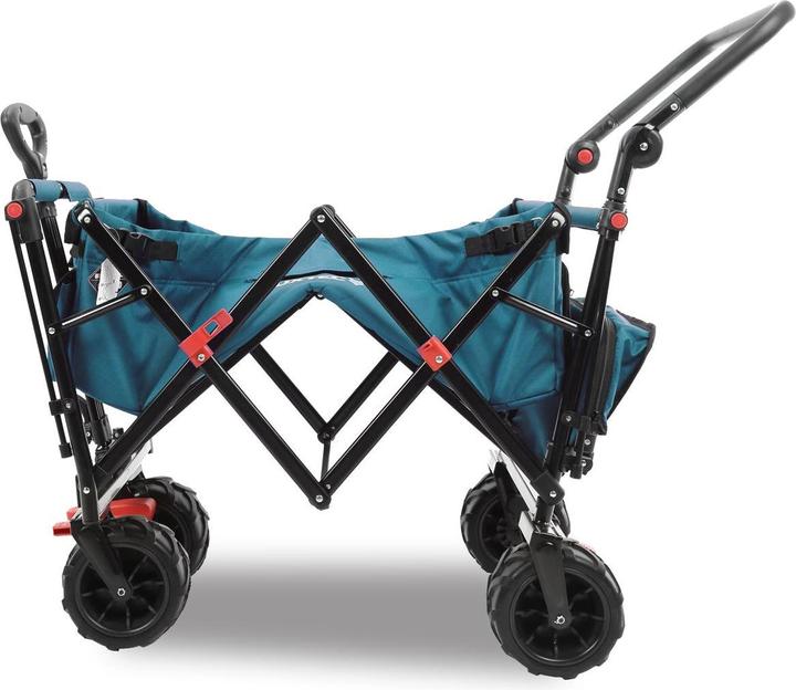 Image du produit Fuxtec Strand-Bollerwagen FX-CTB800 mit UV-geschütztem Sonnendach,Schiebegriff & Innenraumverlängeru
