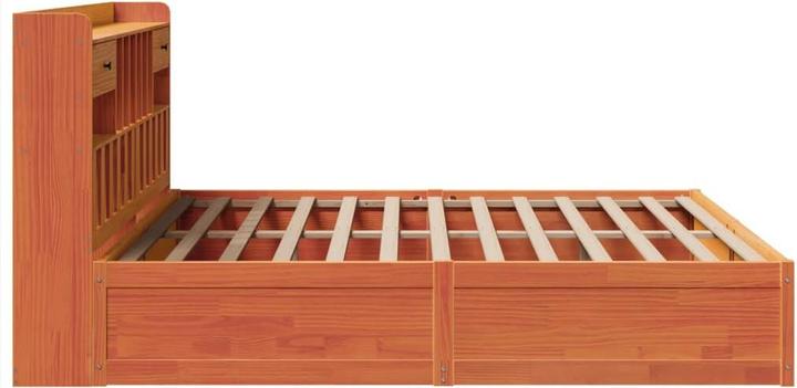 Produktbild VidaXL Massivholzbett Holzbett Bett Doppelbett ohne Matratze 180x200 Kiefernholz (180 x 200 cm)