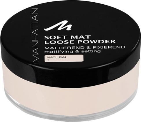 Actual product image Manhattan Cosmetics Soft Mat Loose Powder No 1 (1 - Natural)