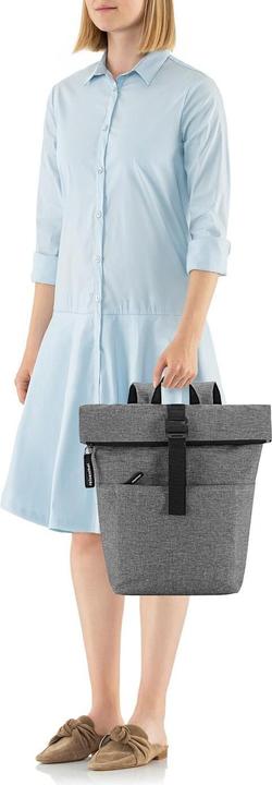 Actual product image reisenthel Leisure backpack Rolltop backpack Twist silver (22 l)