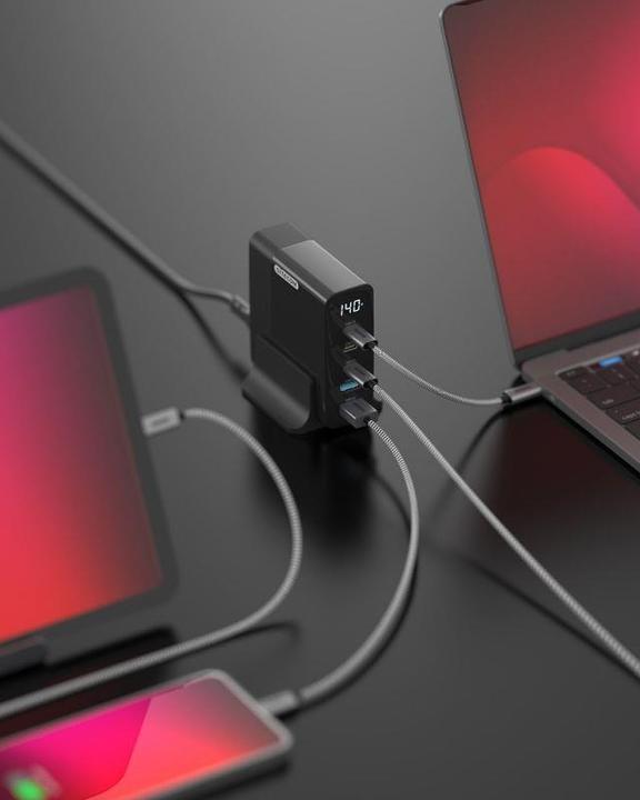 Actual product image Sitecom 140W PD DESKTOP CHARGER, LED (140 W)