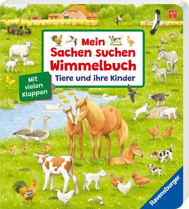 Immagine prodotto Ravensburger Il mio libro di oggetti nascosti da cercare: Gli animali e i loro figli (Tedesco)