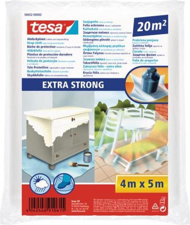 Produktbild tesa EASY COVER Extra Strong Abdeckfolie (4 m, 5000 mm)